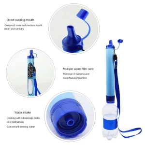 4-Stage Water Filter, Antibacterial Carbon , Place Directly in Water