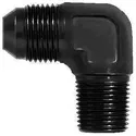 90 deg. AN To Pipe Adapter; -06AN Dash; 1/4in. Dash