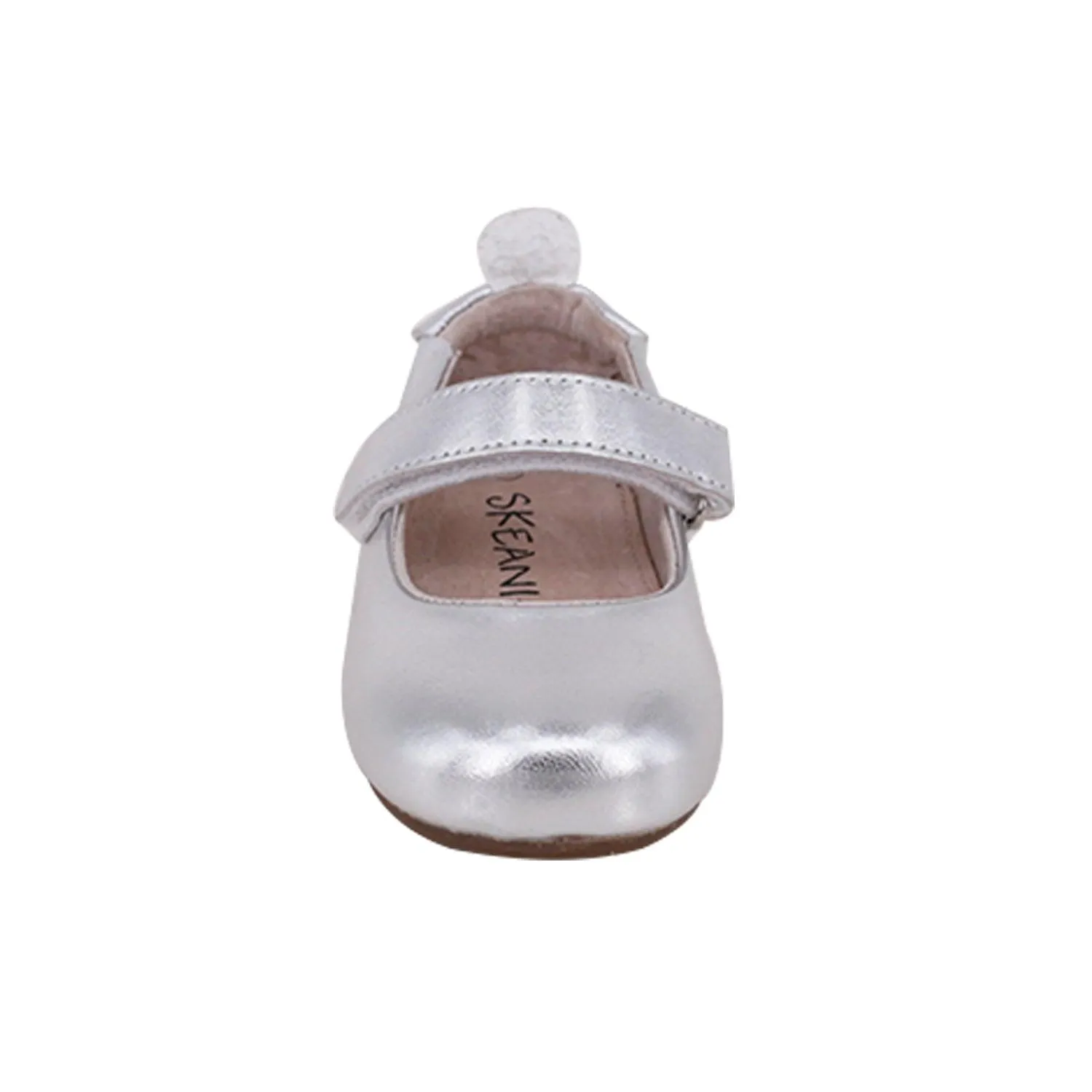 Bella Pre/First Walker Mary Jane Shoes Metallic Silver
