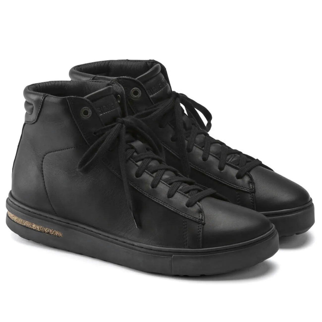 Birkenstock Shoes Bend Mid Natural Leather Regular Fit Black