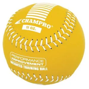 Champro 11 oz Weighted Training Softball: CSB711CS