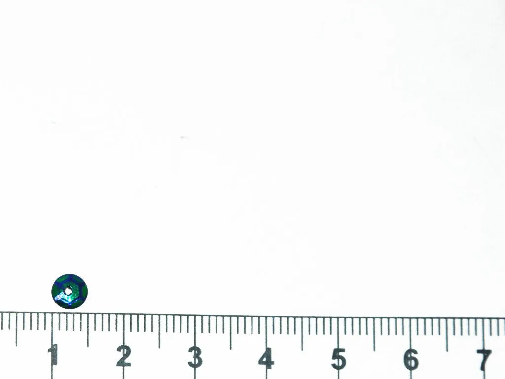 Green Blue Metallic Round Circular Plastic Sequins(Wholesale)