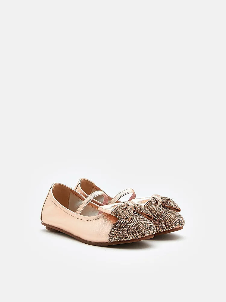 Mini Ayelet Diamante Mary Jane Ballerinas